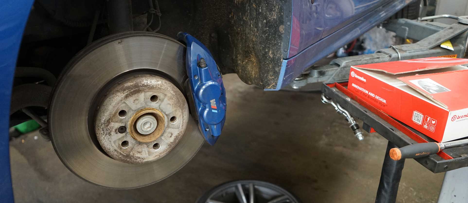service the brakes on your bmw at grants of wellington